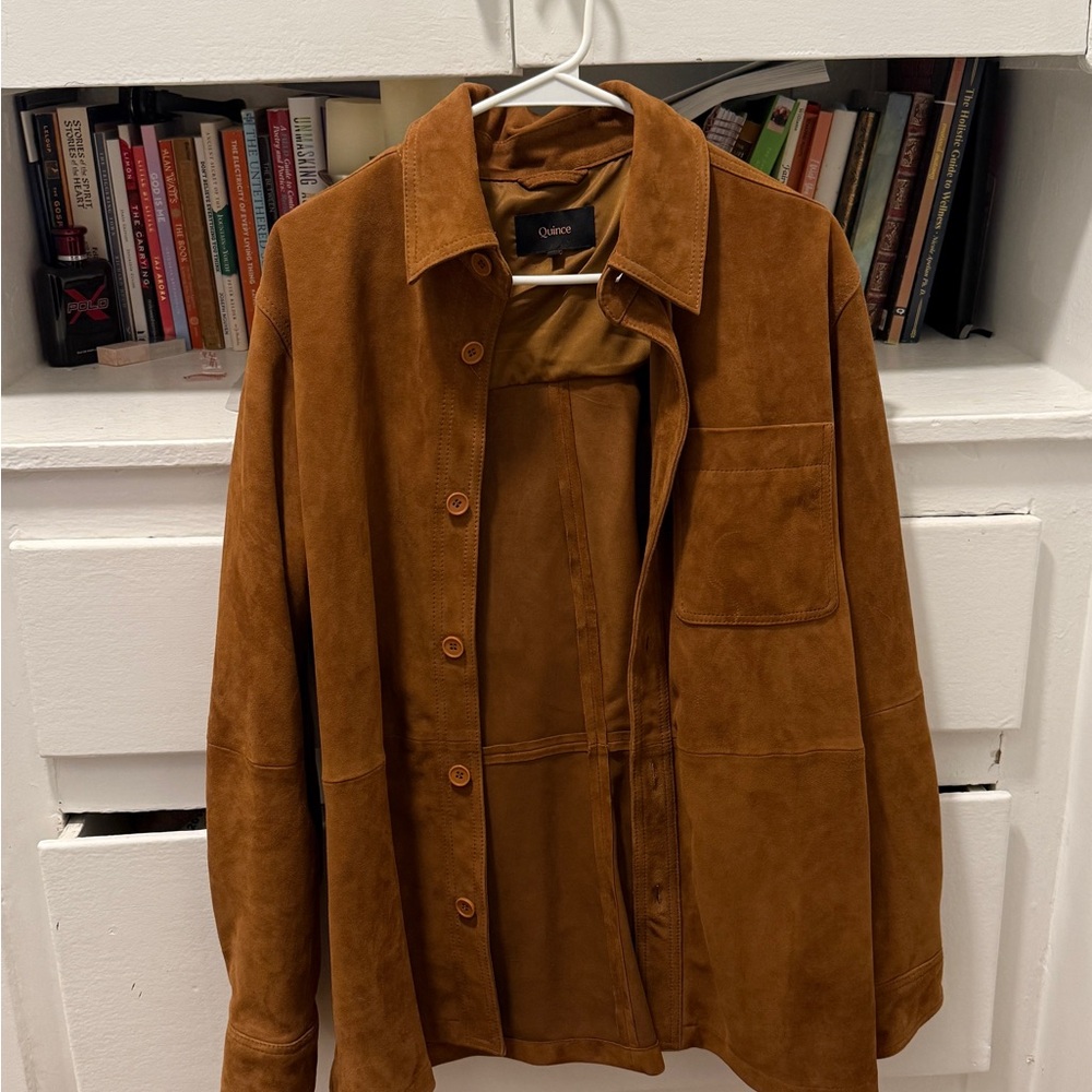 Quince Men's 100% Suede Shirt Jacket